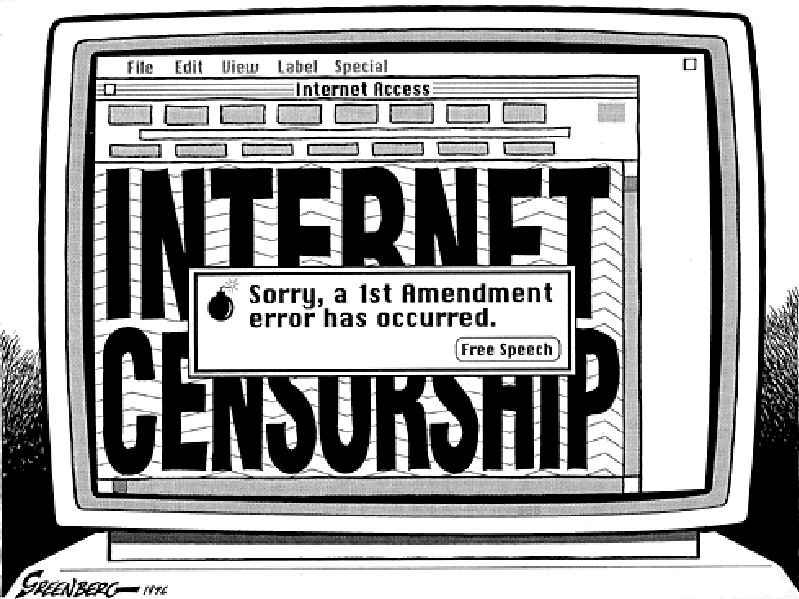Image result for caricature government censorship
